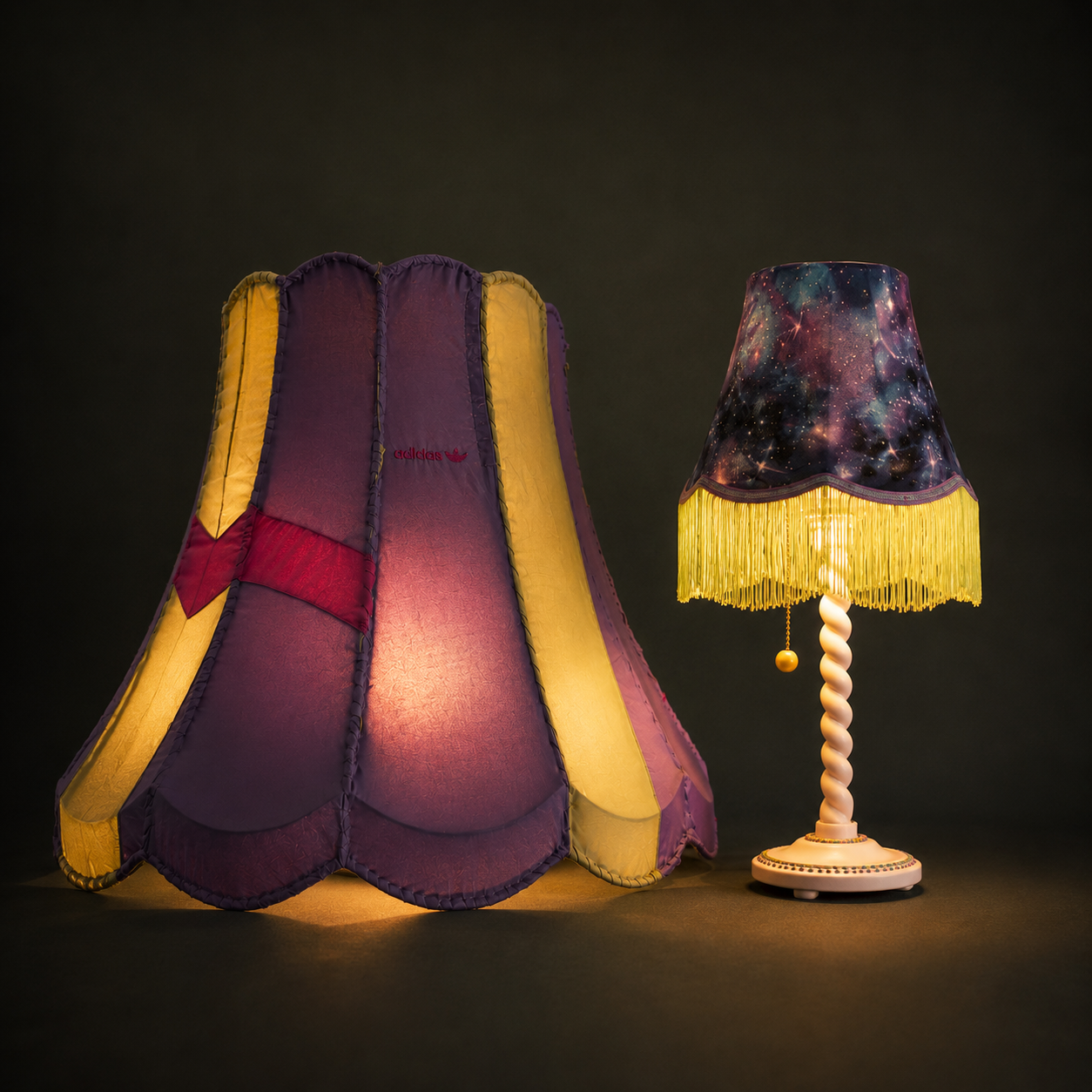 Lampenschirme Upcycling